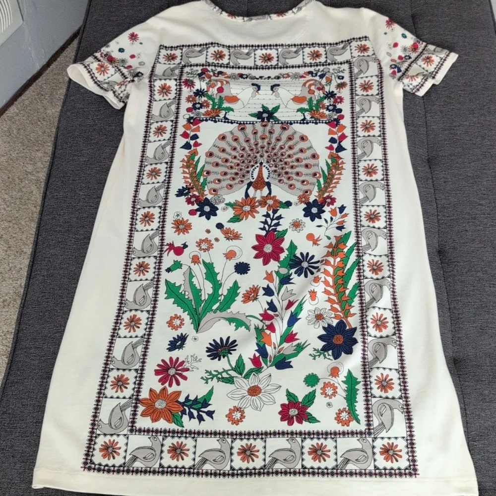 Tory Burch Peacock Meadow Kerry Dress - Picture 2 of 5